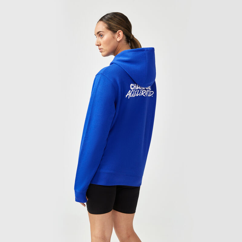 FE FW CHANGE ACCELERATED HOODY - blue
